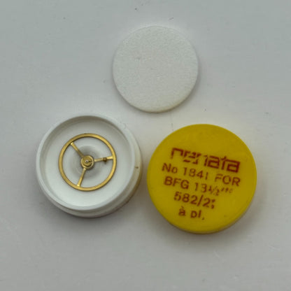 BFG 582/21 Balance Wheel Complete And Spring 13½’’’ 1841 Watch Movement Parts 