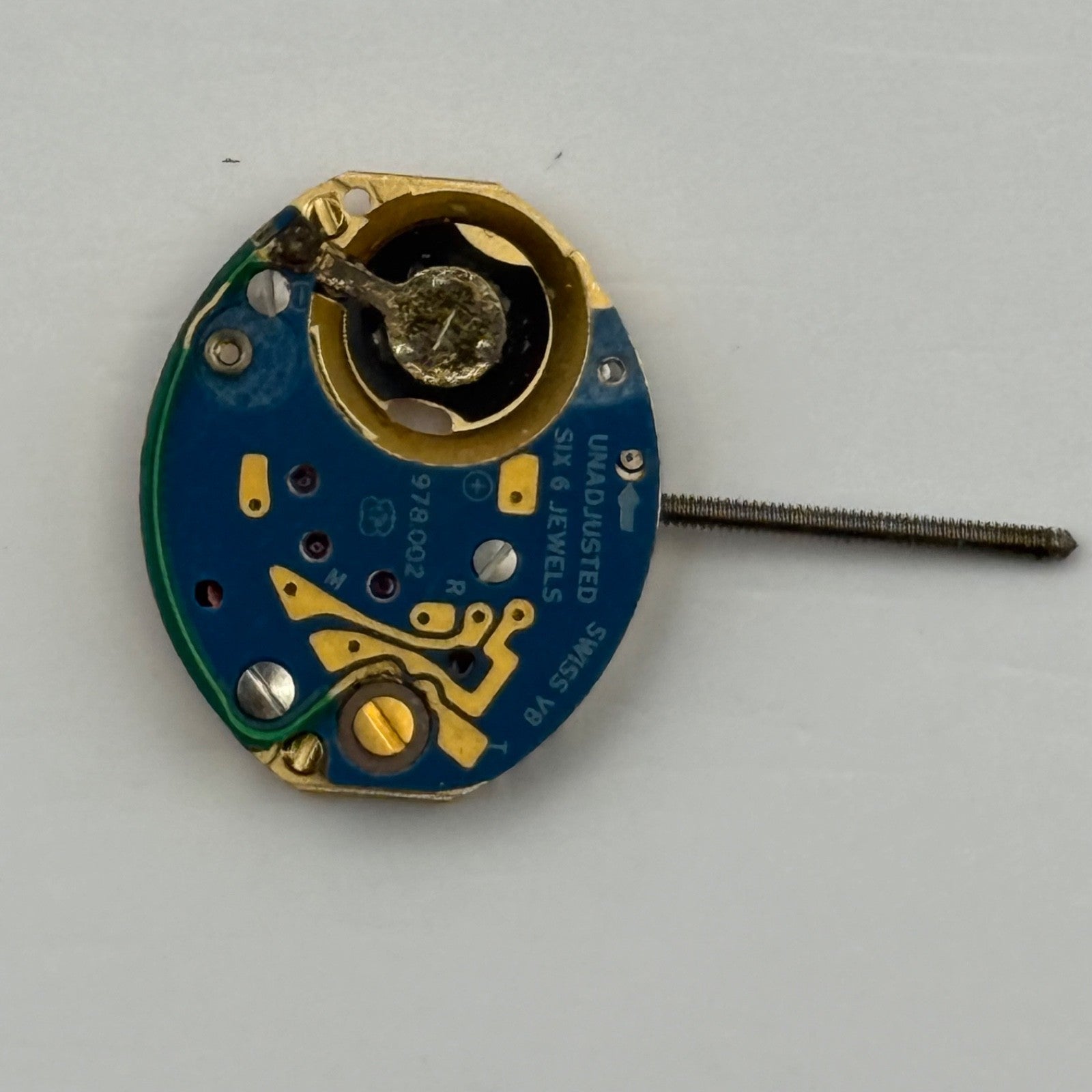 ETA 978.002 Quartz Watch Movement Incomplete Swiss Ladies Vintage Parts Repair