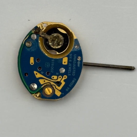 ETA 978.002 Quartz Watch Movement Incomplete Swiss Ladies Vintage Parts Repair