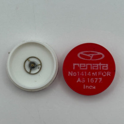 AS 1677 Balance Wheel Complete And Spring Inca 1414 M Watch Movement Parts NOS