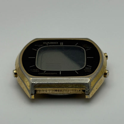 Casio Men's Chronograph Quartz Watch 56QGS-38 Gold Tone Japan 35mm PARTS REPAIR