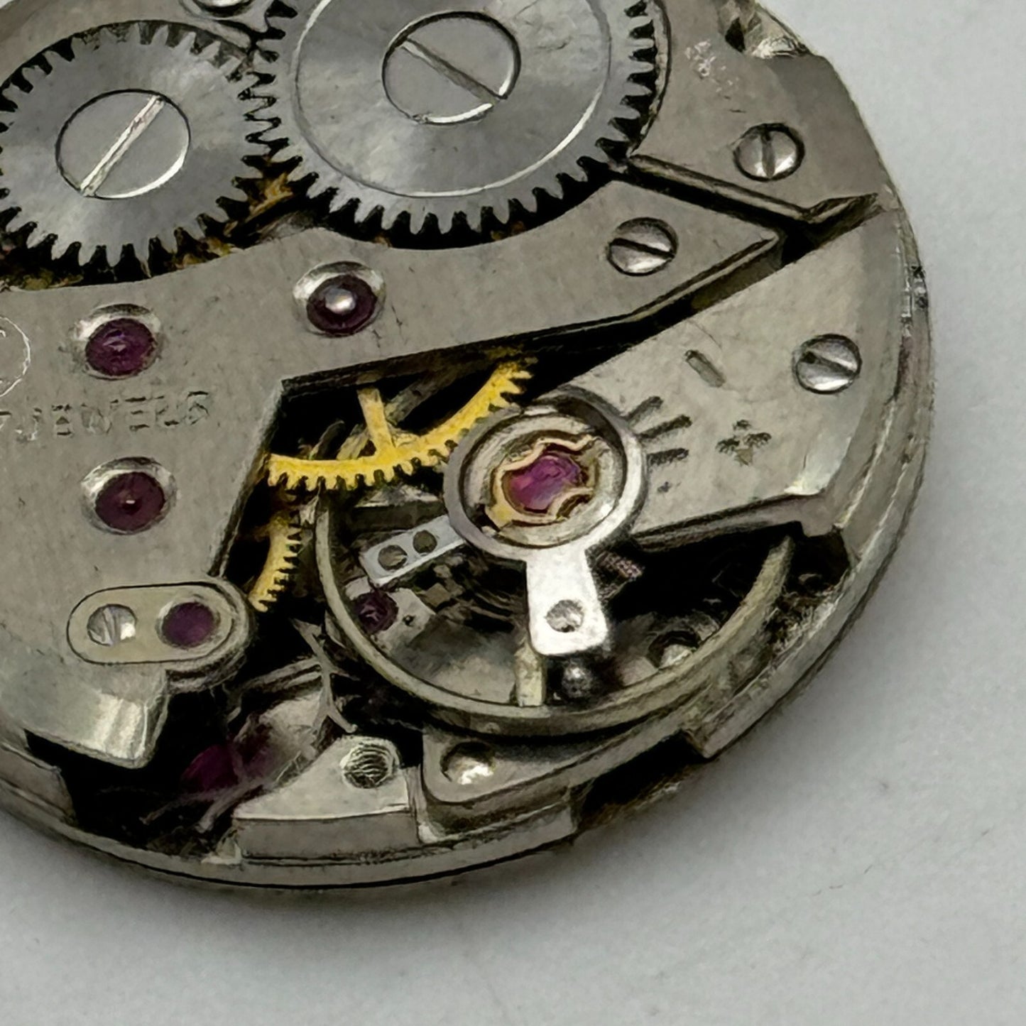 19.6mm Majex UT Unitas 6360 Runs Shortly Manual Wind Swiss Watch Movement PARTS
