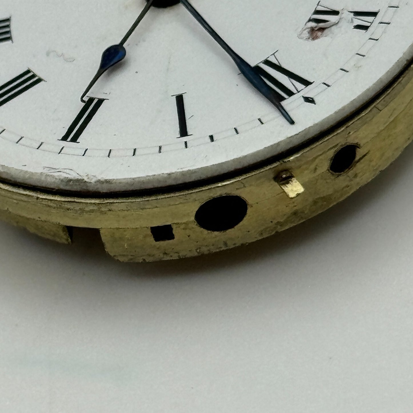 38.6mm Antique Open Face Longines ? Anglo Swiss Pocket Watch Movement PARTS