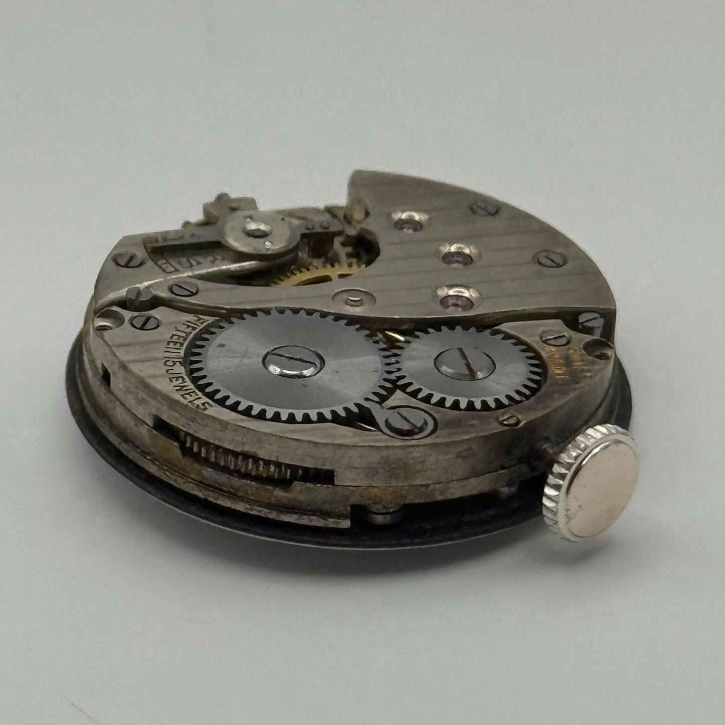 Quality Enamel Dial Watch Movement Manual Wind Vintage Swiss Parts Repair 23.1mm