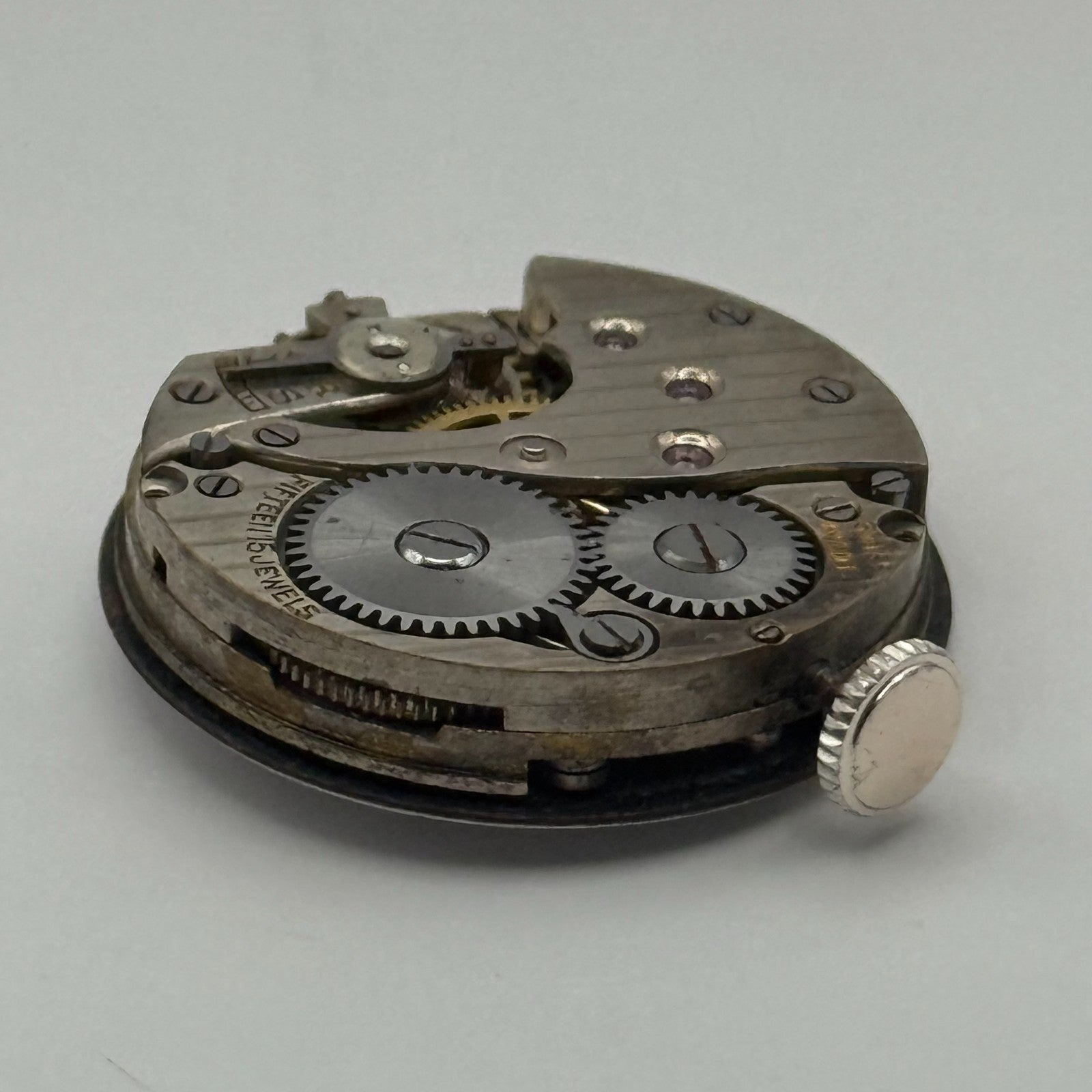 Quality Enamel Dial Watch Movement Manual Wind Vintage Swiss Parts Repair 23.1mm