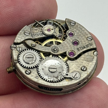 25mm Dreadnought 15 Jewels Swiss Trench Watch Movement Manual Wind PARTS SPARES