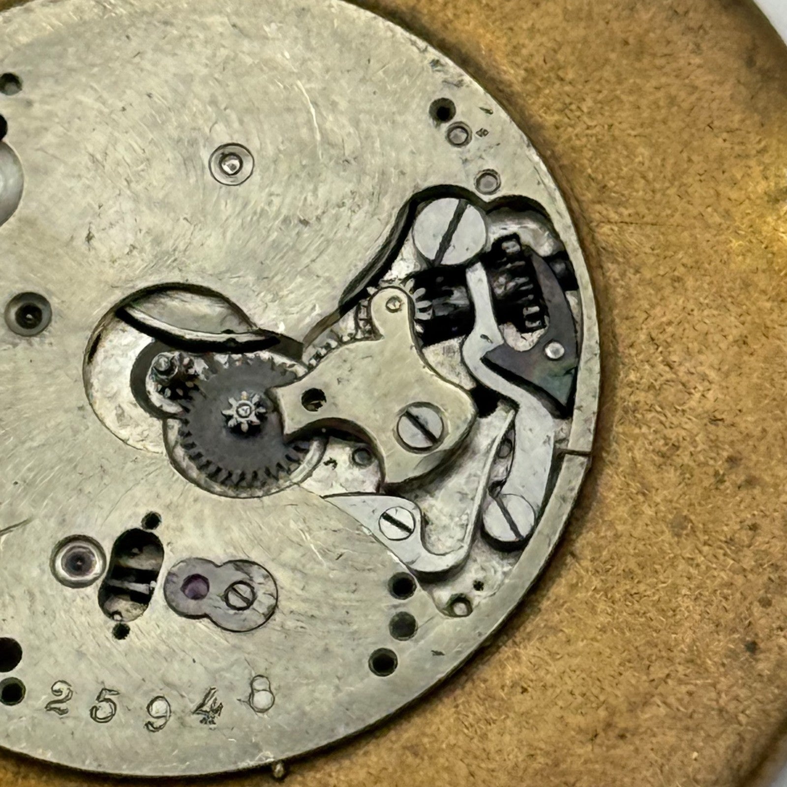 Paris Grand Prix 1900 Watch Movement Manual Wind Vintage Parts Repair 36.9mm