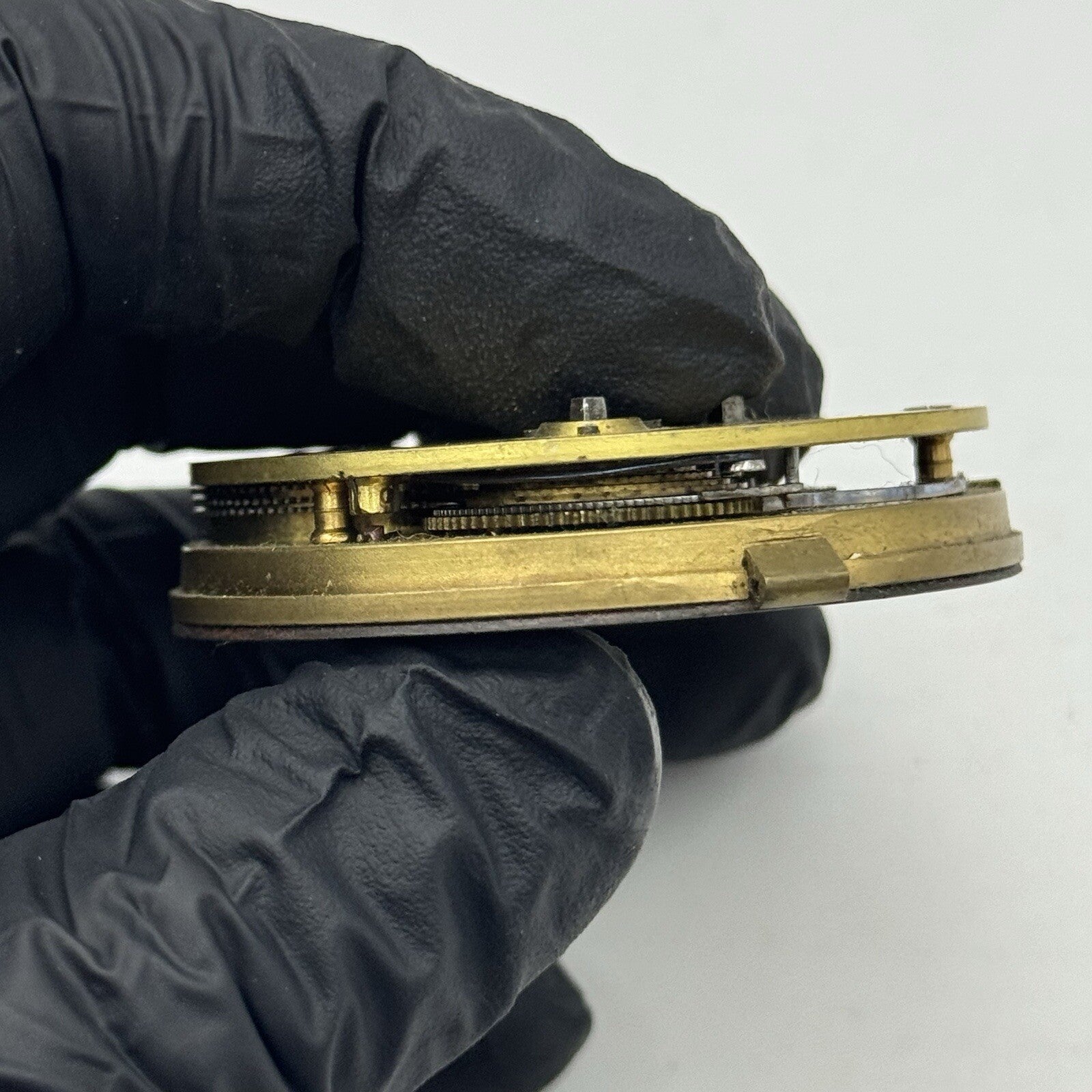 51.7mm Centre Seconds Chronograph Fusee Pocket Watch Movement FOR PARTS