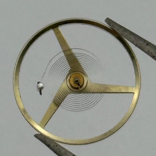 ST 96 Balance Wheel Complete And Spring 11 1/2''' 1268 M Watch Movement Parts