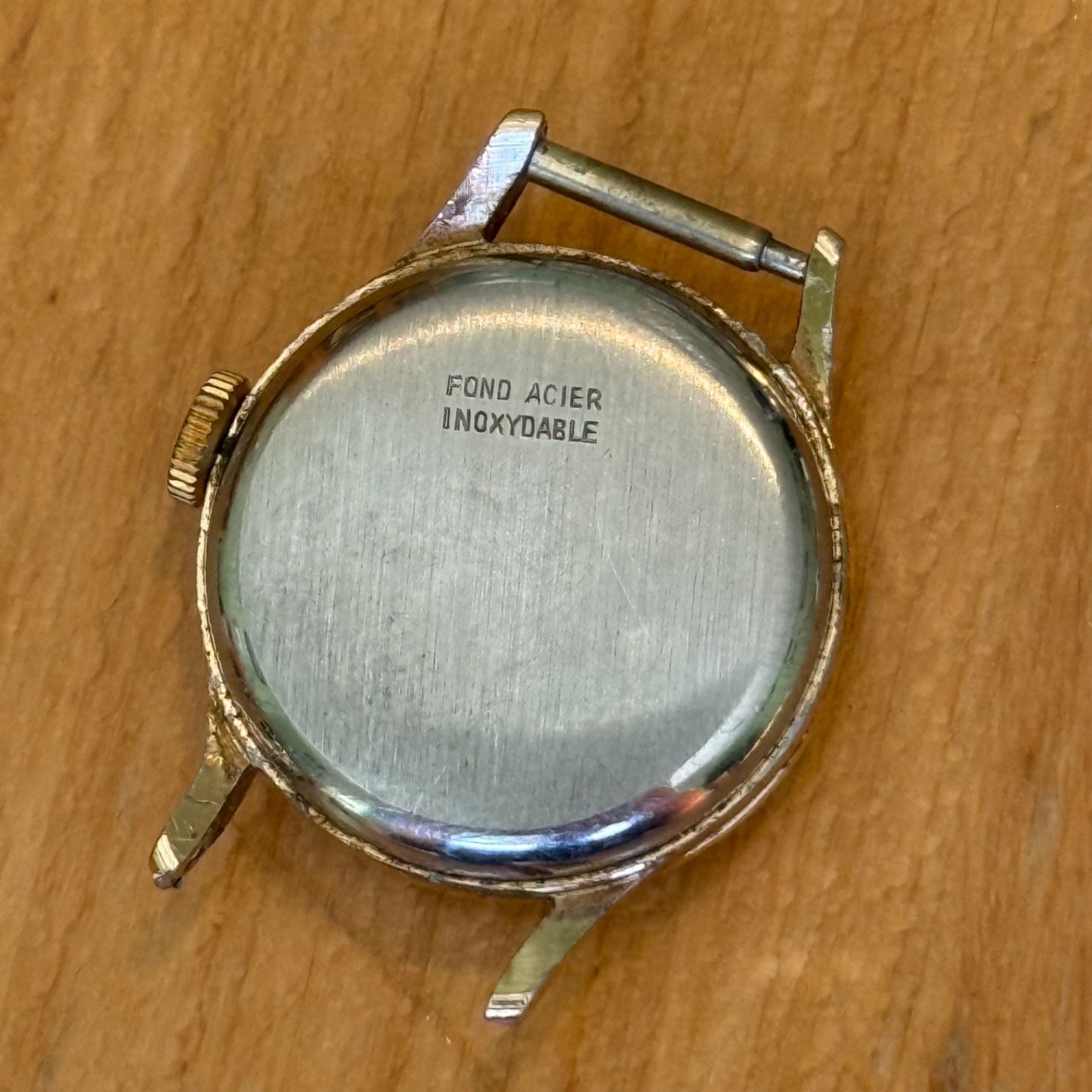 22mm Running Vintage Ostara 17 Jewels Swiss Sub Seconds Manual Wind Watch PARTS