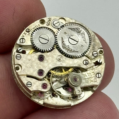 22mm Peseux Rotary 6/240 Swiss 15 Jewels Manual Wind Watch Movement PARTS SPARES