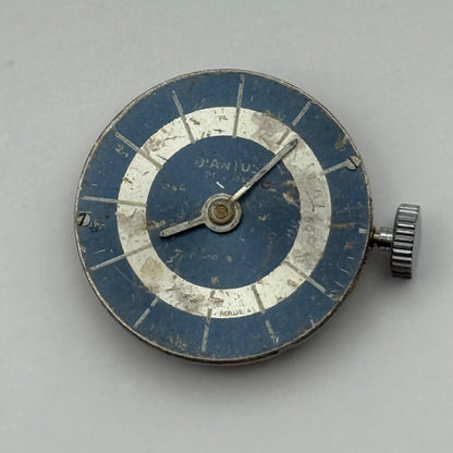 EB 8461-73 Watch Movement Manual Wind Vintage Incomplete Parts Repair 19.6mm