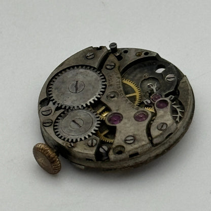 19.7mm C.H.F Tissot & Fils Locle Rare Early Manual Wind Watch Movement PARTS