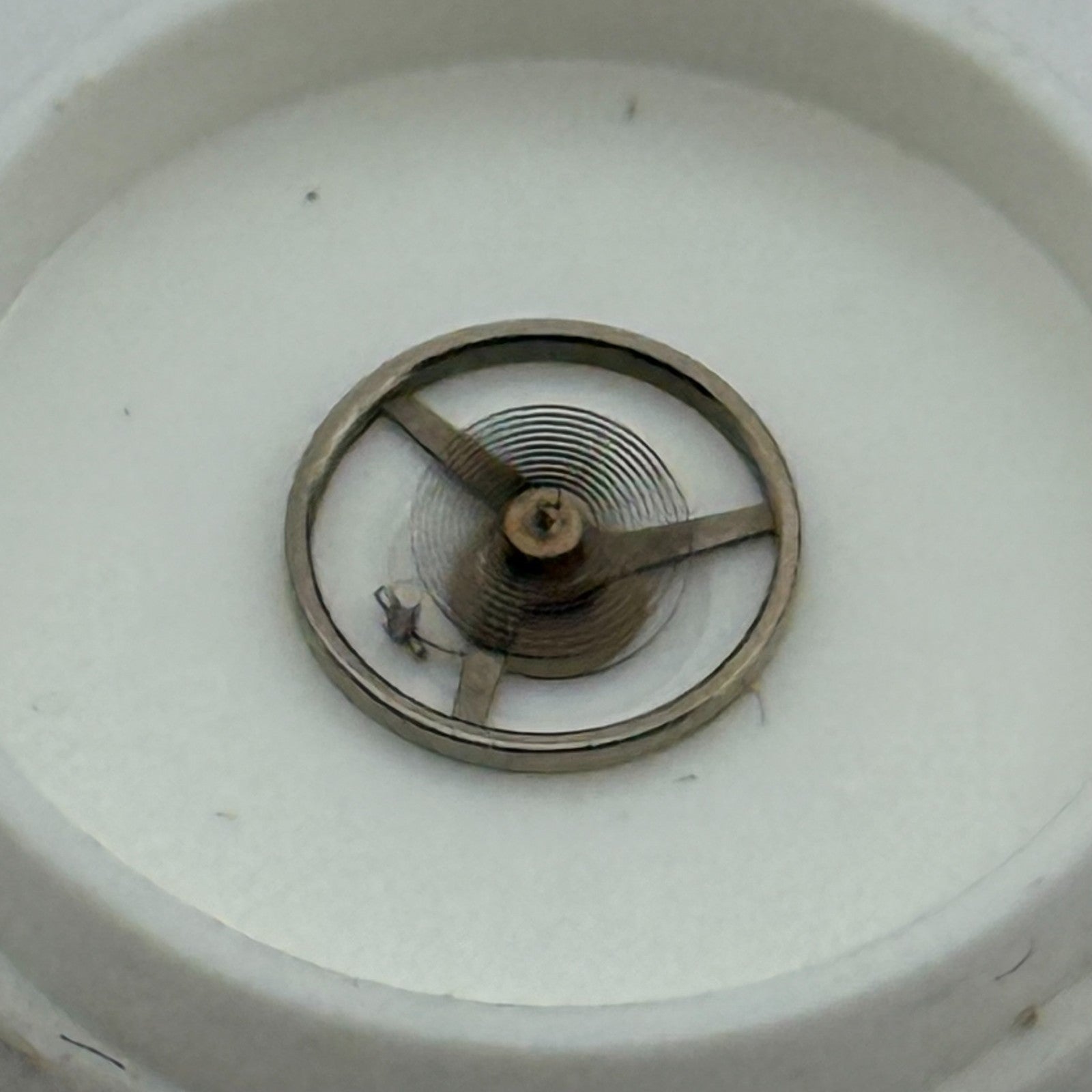 AS 1677 Balance Wheel Complete And Spring 5½’’’ 1225 M Watch Movement Parts NOS