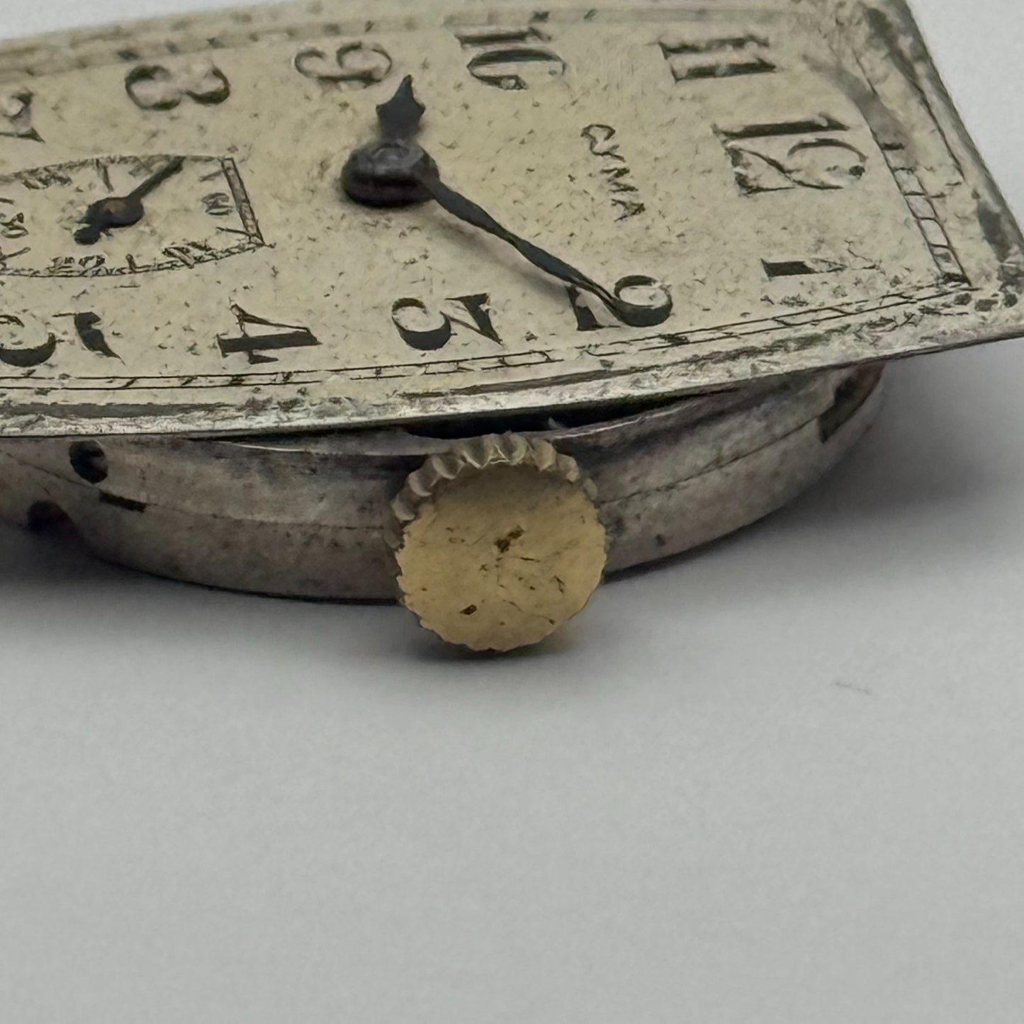 Cyma REF 032B Watch Movement Manual Wind Vintage Swiss 15 Jewels Repair 26.1mm