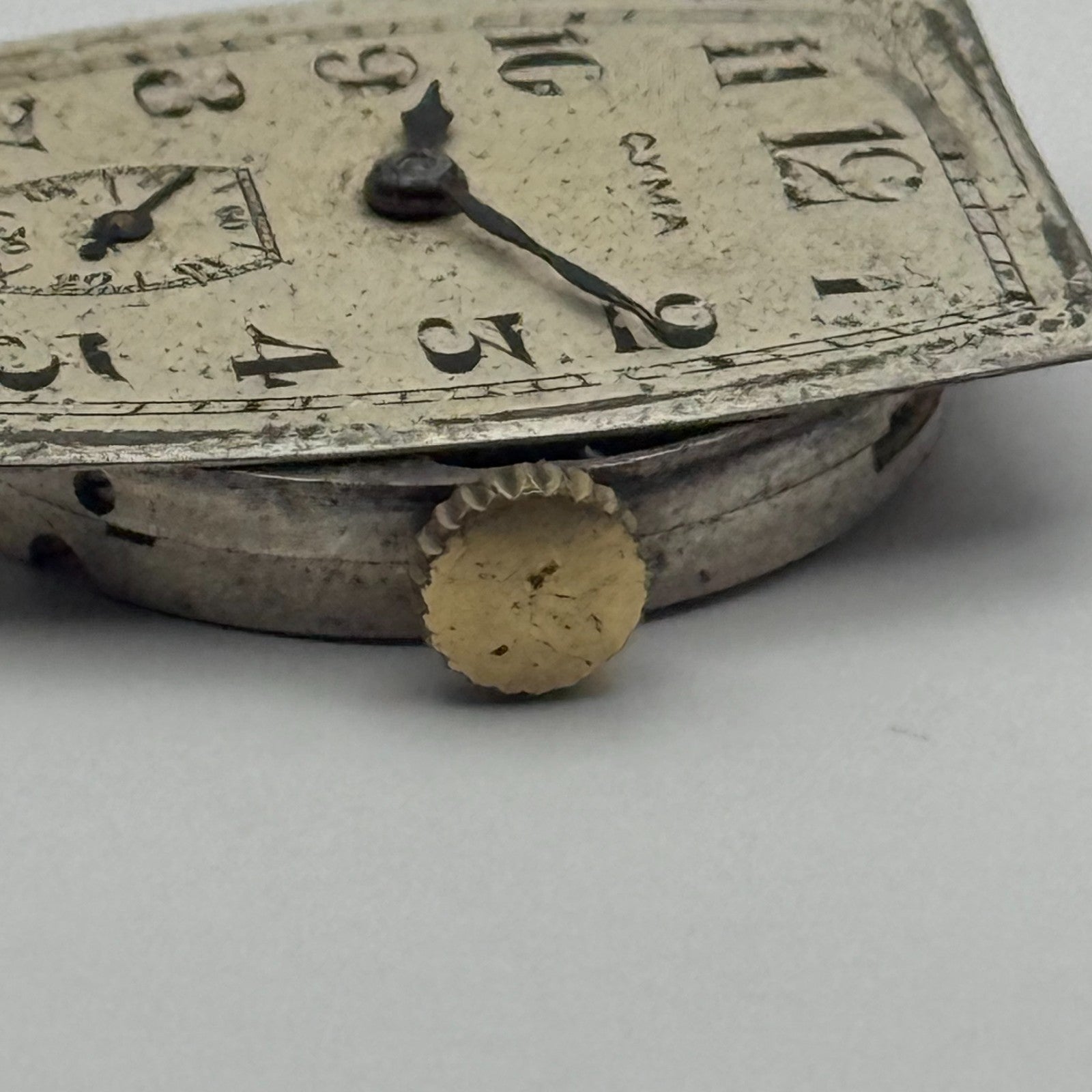 Cyma REF 032B Watch Movement Manual Wind Vintage Swiss 15 Jewels Repair 26.1mm