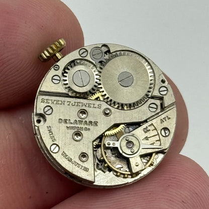 19.7mm Delaware Derby D40 Manual Wind 7 Jewels Swiss Watch Movement PARTS SPARES