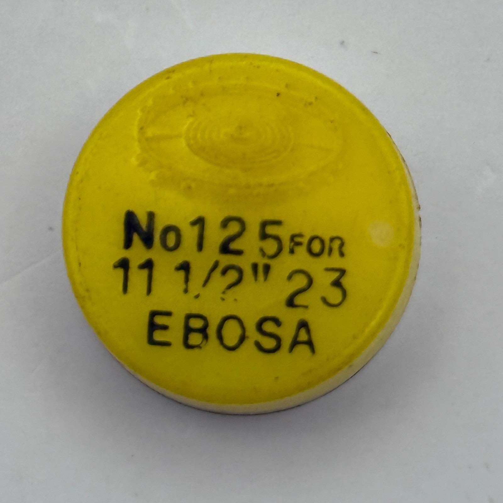Ebosa 23 Balance Wheel Complete And Spring  11½’’’ 125 Watch Movement Parts NOS