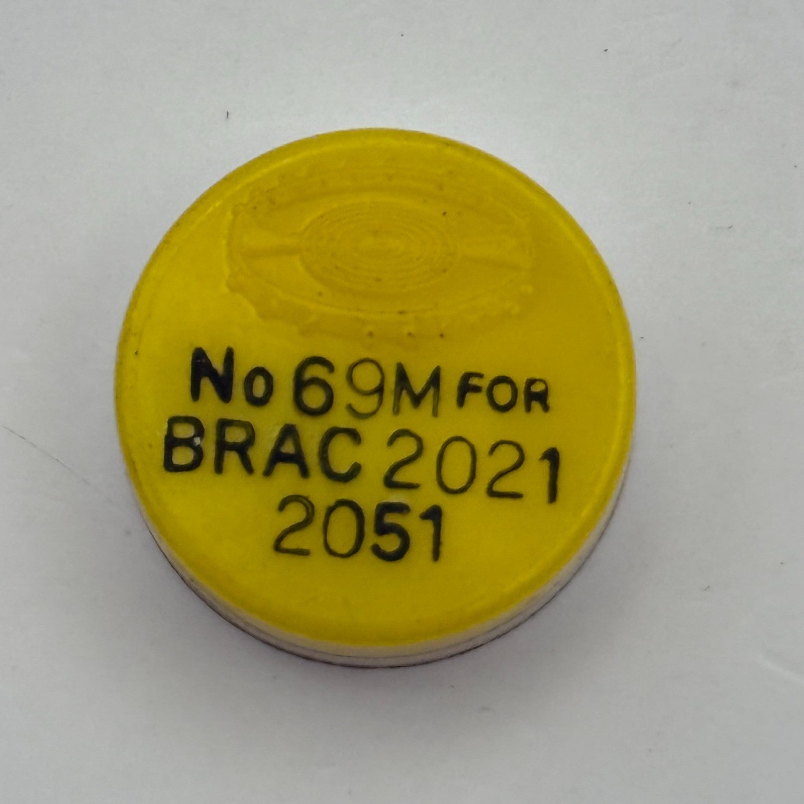 Brac 2021 2051 Balance Wheel Complete And Spring 69 M Watch Movement Parts NOS