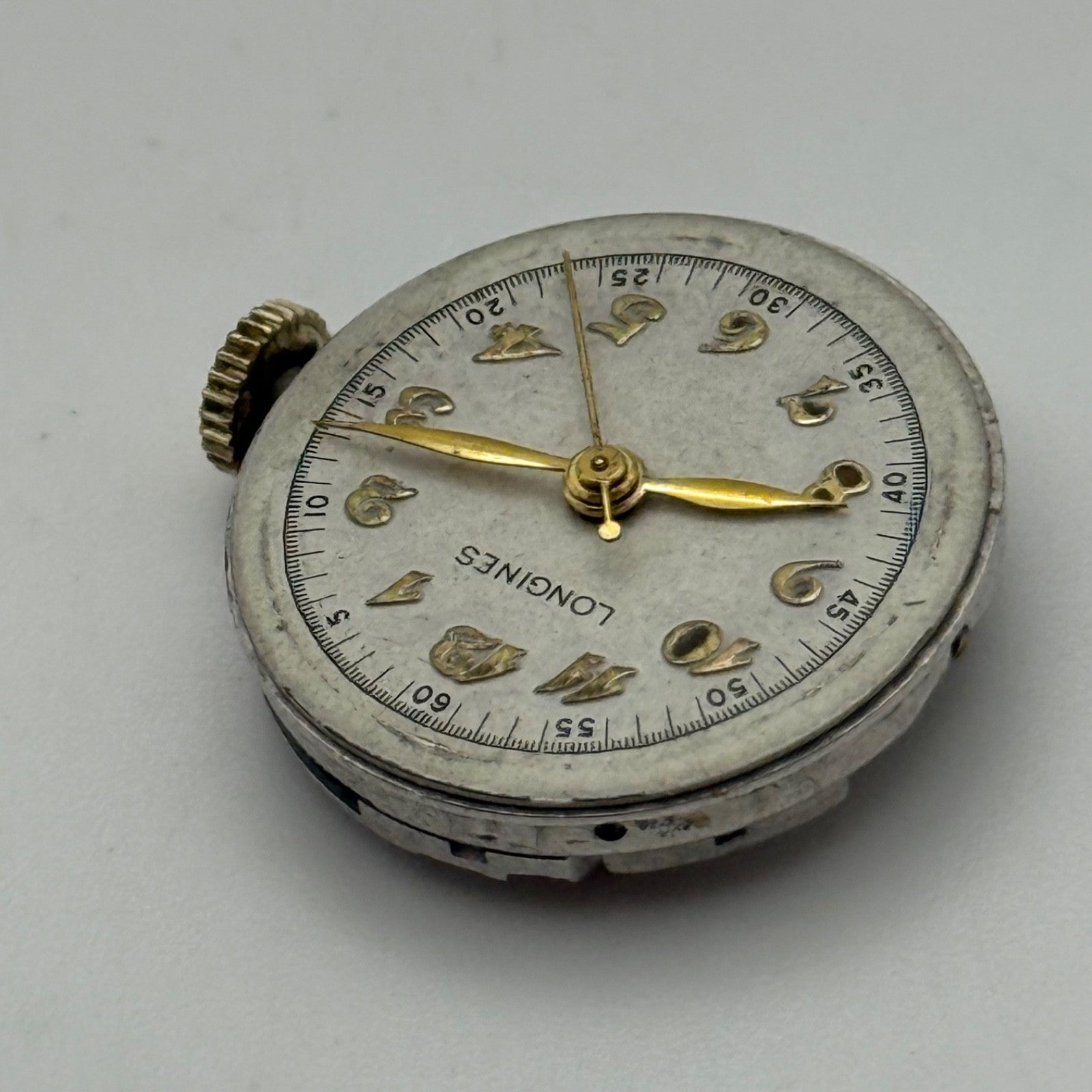 Longines 8LN Centre Seconds Manual Wind Watch Movement RARE Vintage PARTS 19.5mm