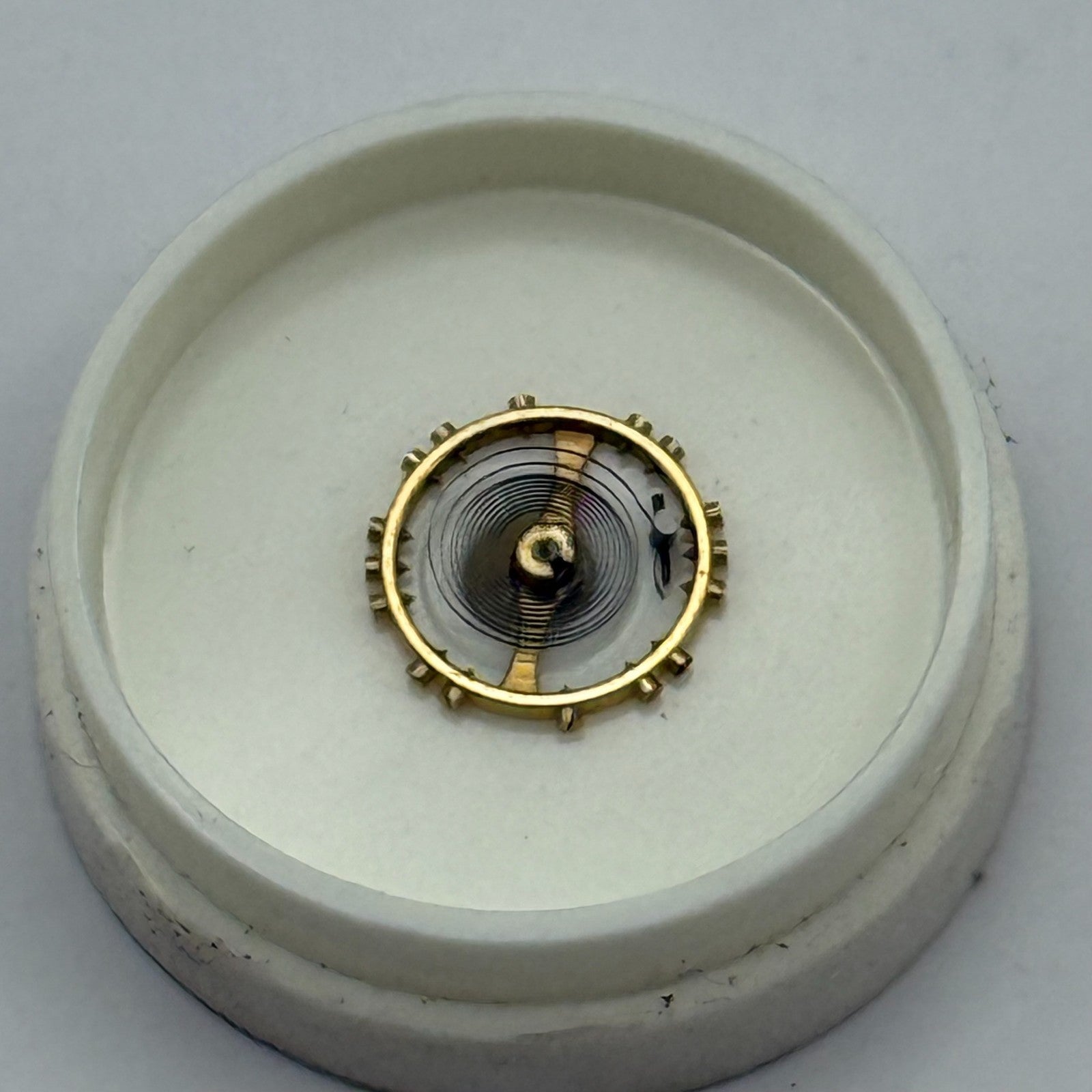 FHF 159 Balance Wheel Complete And Spring 3–10’’’ 190 M Watch Movement Parts NOS