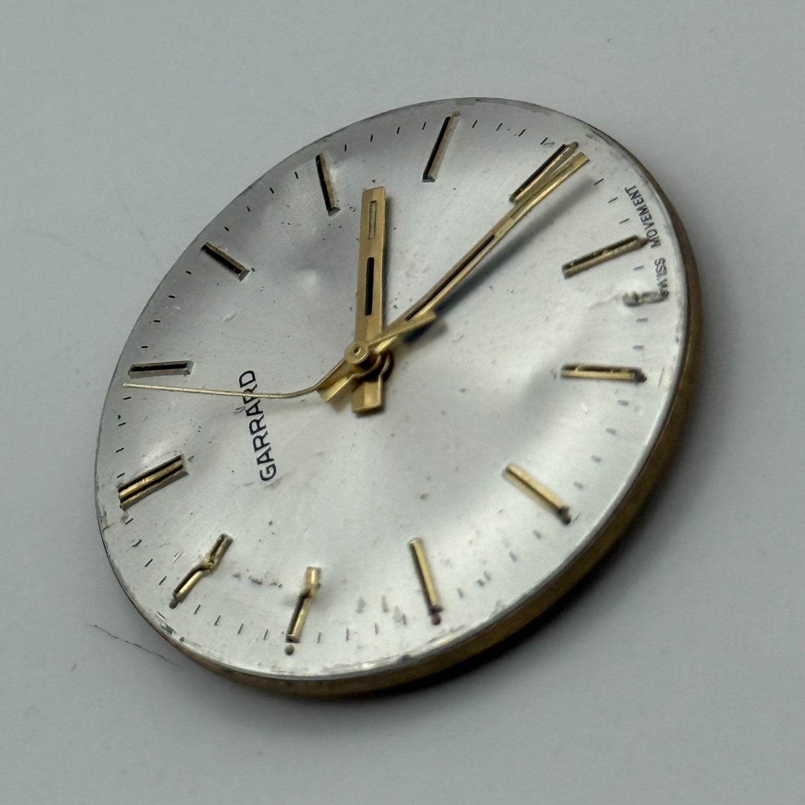 ETA 2801-1 Watch Movement Garrard Manual Wind Vintage Swiss Parts Repair 30.4mm