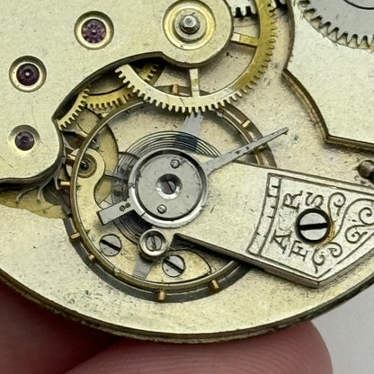 41.7mm Unidentified Quality Open Face Balance Ok Pocket Watch Movement PARTS
