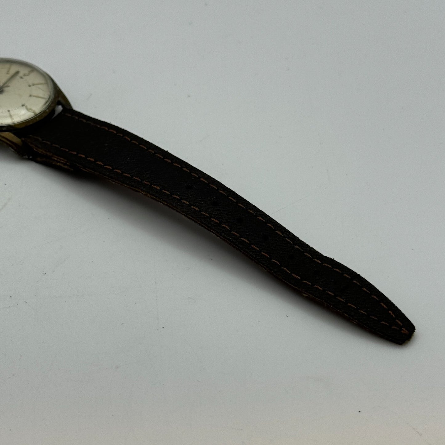 32mm Mens Vintage Avia 15 Jewels FHF 28 Pointer Seconds Hand Swiss Watch PARTS