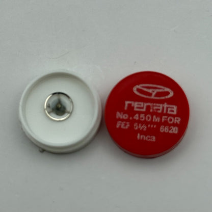 FEF 6620 Balance Wheel Complete And Spring 5½’’’ 450 M Watch Movement Parts NOS