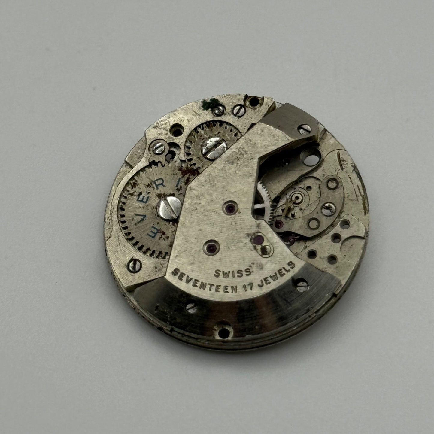 AS 1795 Watch Movement 17 Jewels Manual Wind Vintage Swiss Parts Repair 25.9mm