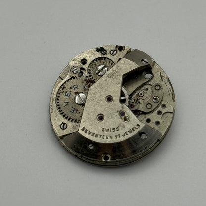 AS 1795 Watch Movement 17 Jewels Manual Wind Vintage Swiss Parts Repair 25.9mm