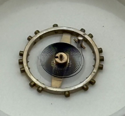 ETA 2487 Balance Wheel Complete And Spring  Ord + Inca 1269 M Watch Parts NOS