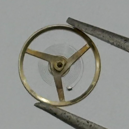 FHF 59-21 Balance Wheel Complete And Spring  1353 Watch Movement Parts NOS