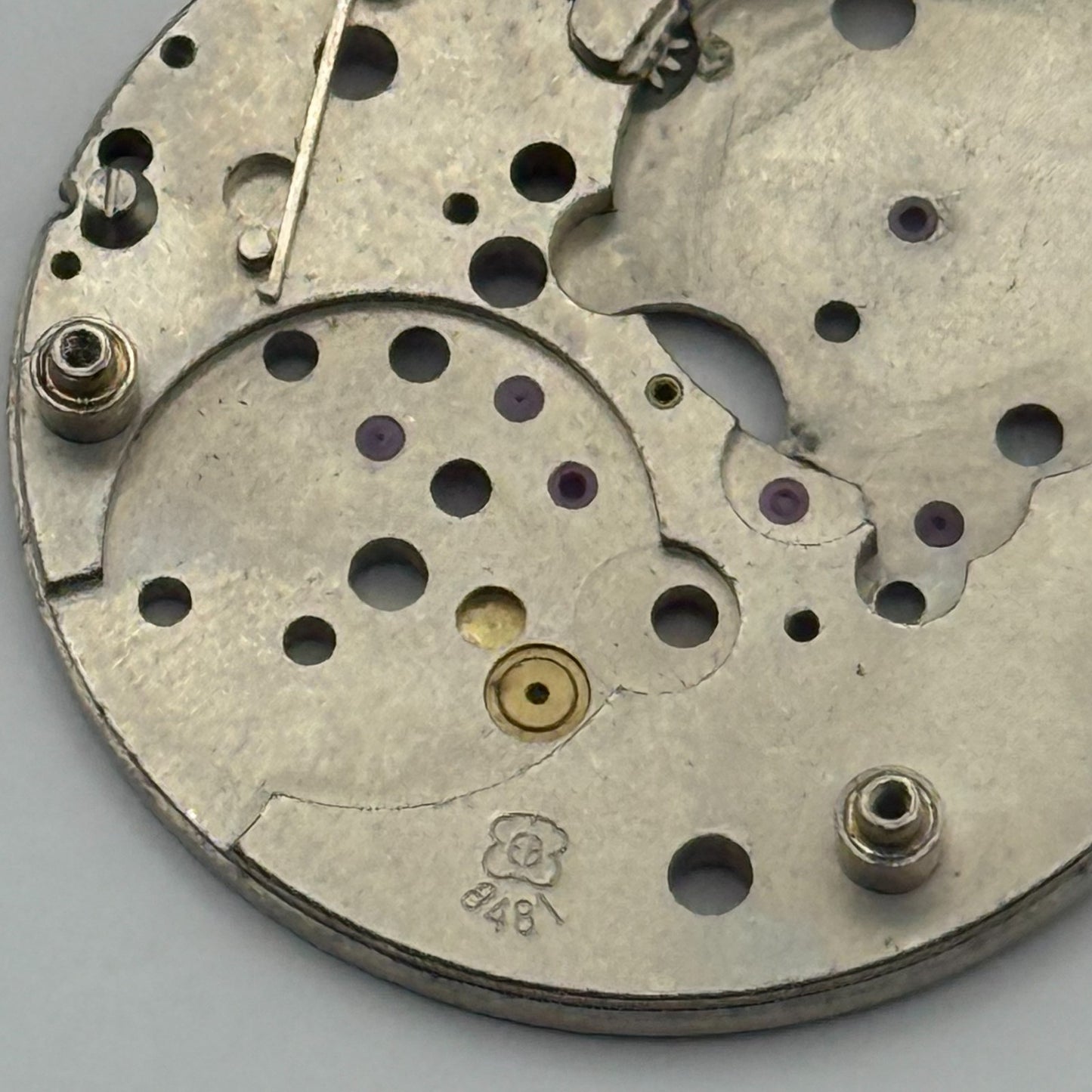 EB 8481 Watch Movement Main Plate Manual Wind Vintage Swiss Parts 23.7mm