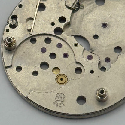 EB 8481 Watch Movement Main Plate Manual Wind Vintage Swiss Parts 23.7mm