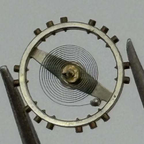 Felsa 4162 Balance Wheel Complete And Spring 1244 M Watch Movement Parts NOS