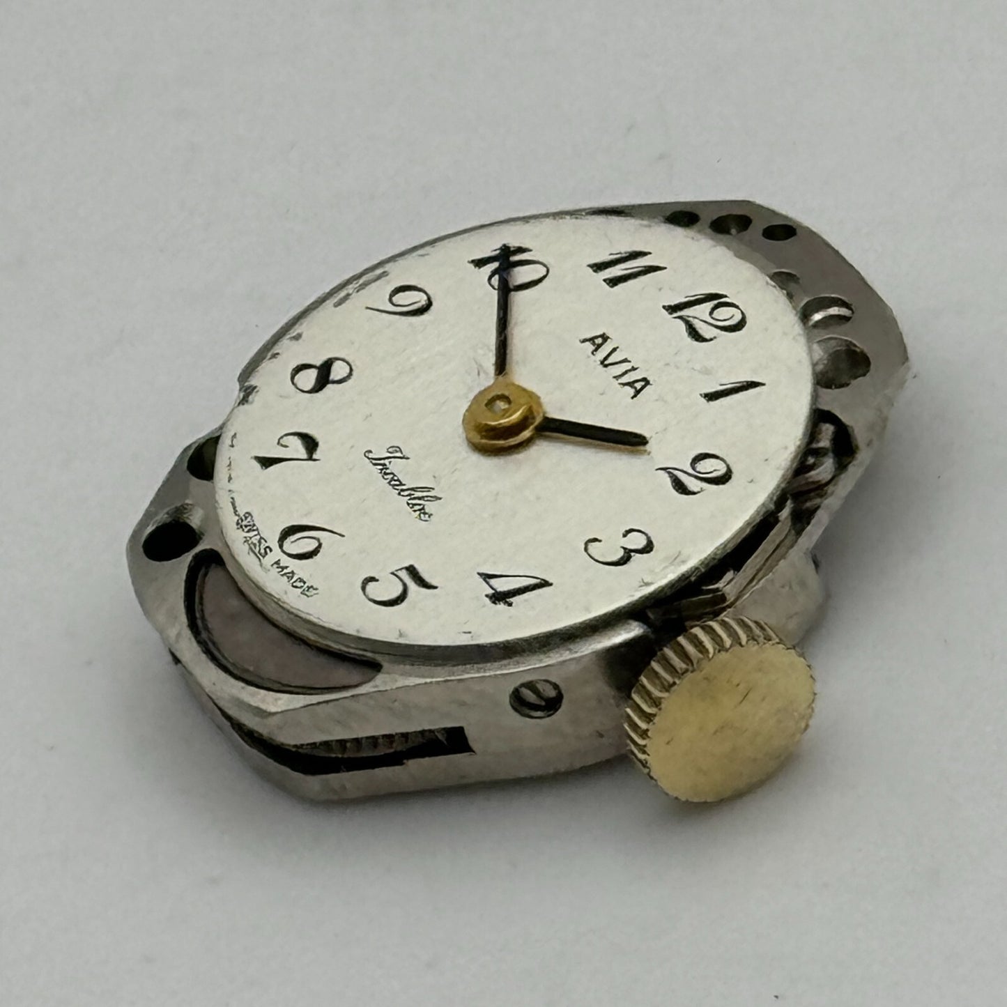 15mm Ladies Avia FHF 69N Manual Wind Watch Movement Swiss Vintage PARTS SPARES