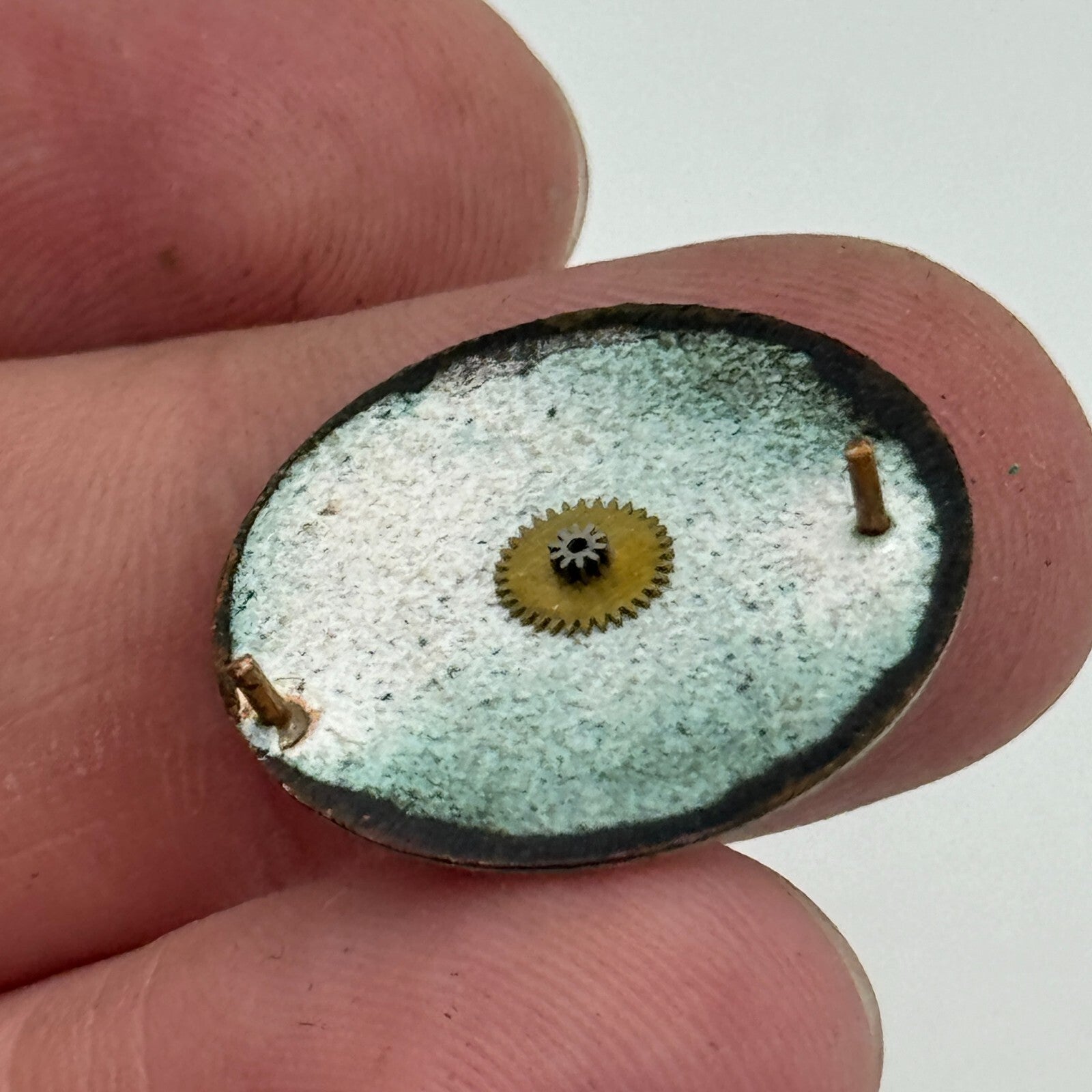 23.6mm Running Unidentified Swiss Trench Watch Movement Manual Wind  PARTS