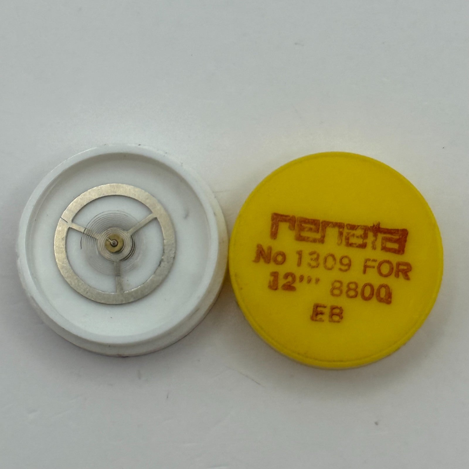 EB 8800 Balance Wheel Complete And Spring  12’’’ 1309 Watch Movement Parts NOS