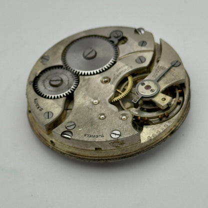 42.8mm Vintage Civic Watch Co 7 Jewels Swiss Hunter Pocket Watch Movement PARTS