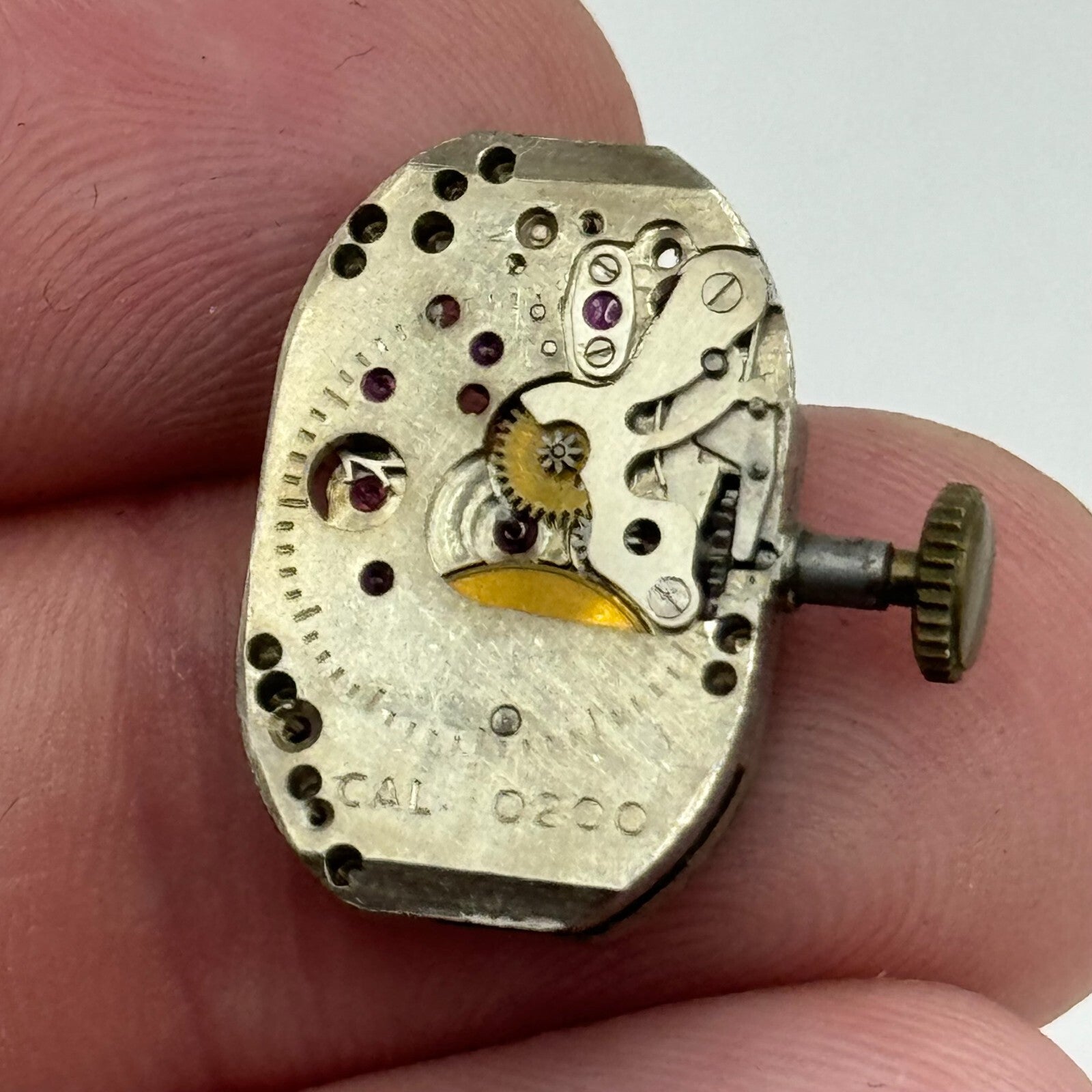 12.8mm Ladies Smiths Imperial Cal 0200 Manual Wind Watch Movement PARTS SPARES
