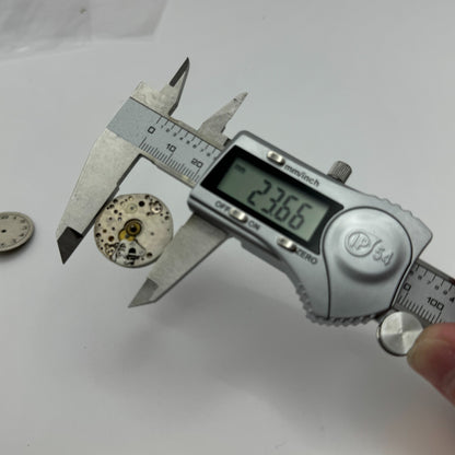 23.6mm FHF 1 Manual Wind 15 Jewels Watch Movement Swiss Vintage PARTS REPAIR