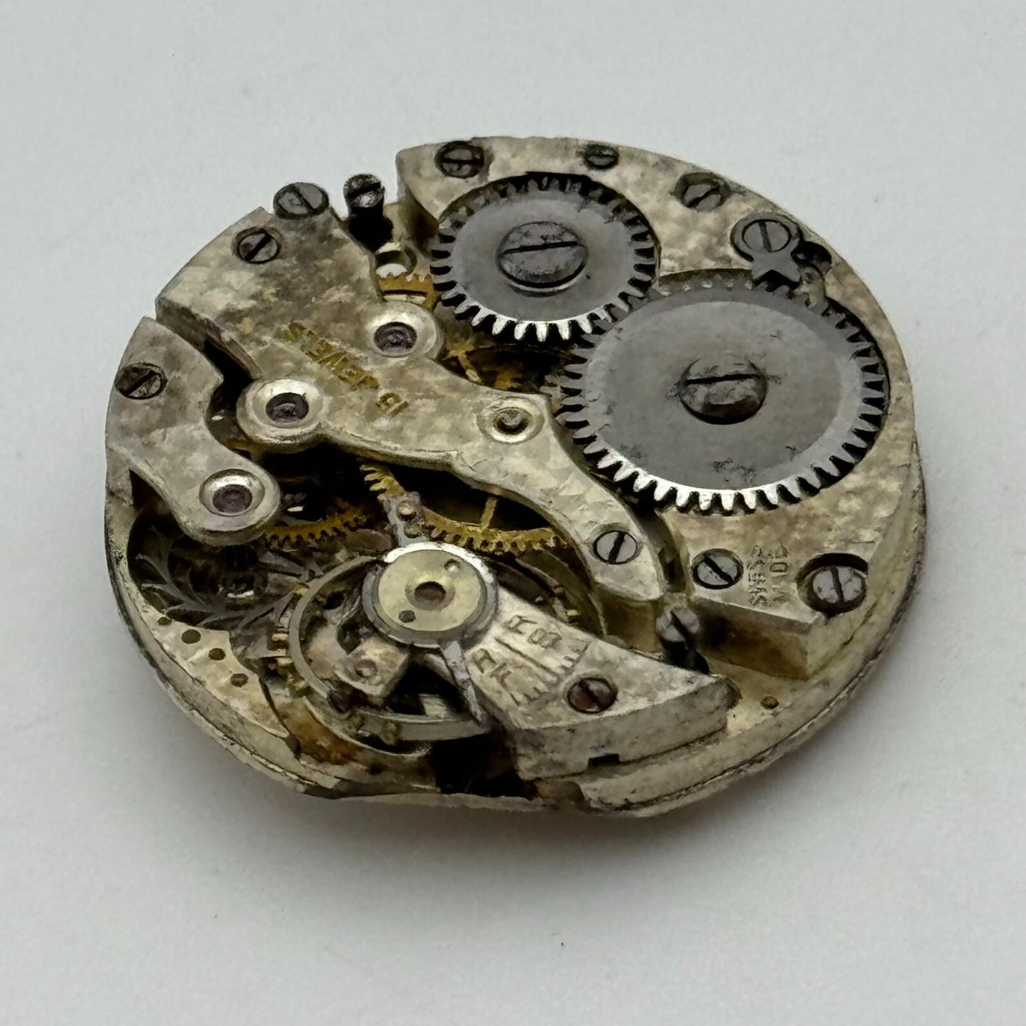 23.7mm Men's AS 340 A Schild Manual Wind 15 Jewels Swiss Watch Movement PARTS