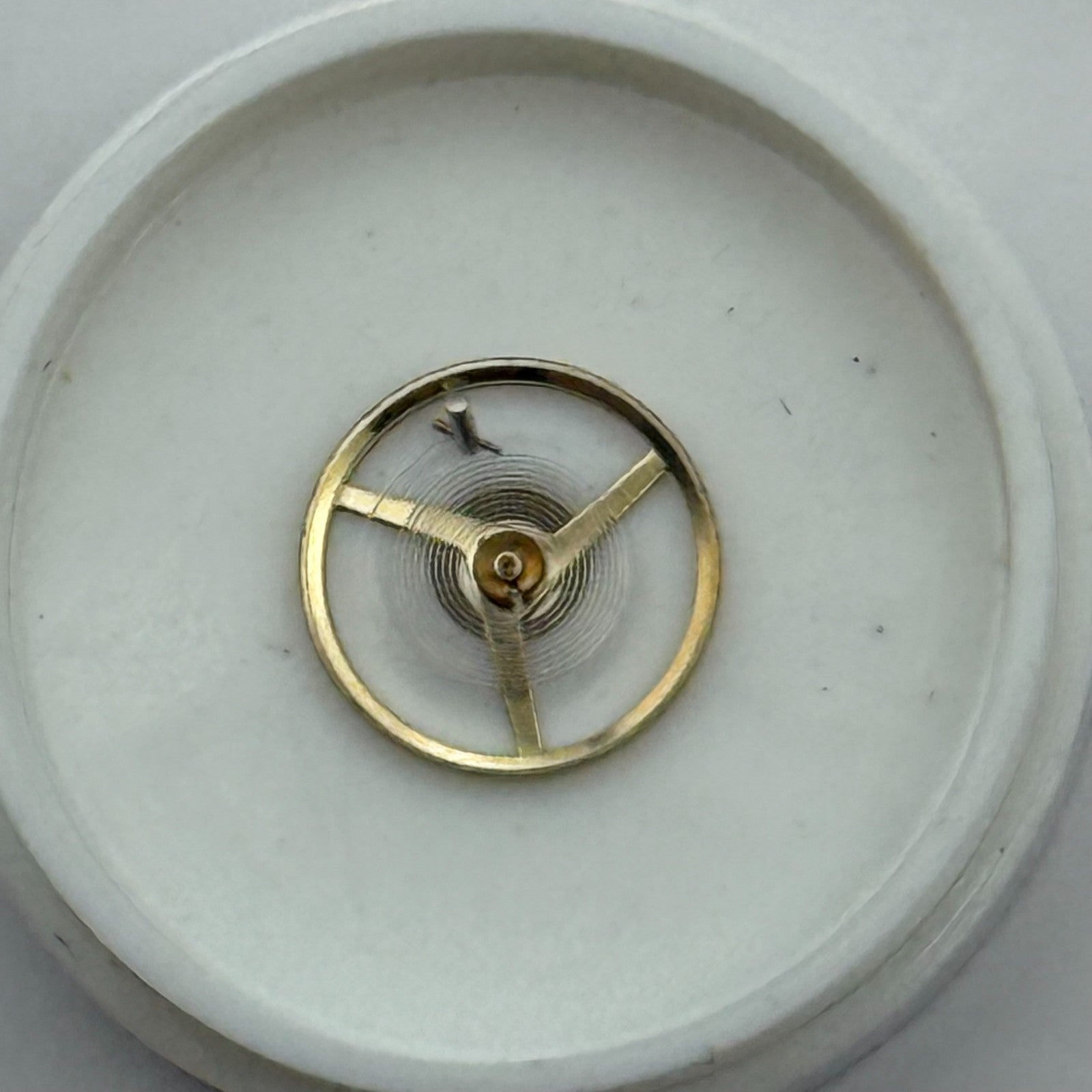 AS 1977-2 Balance Wheel Complete And Spring Inca 1831 M Watch Movement Parts NOS