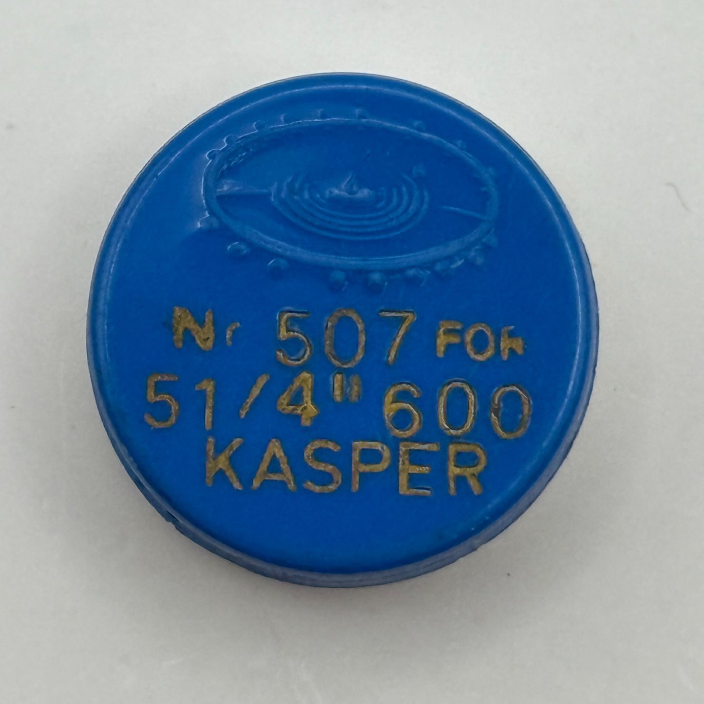 Kasper 600 Balance Wheel Complete And Spring 5 1/4''' 507 Watch Movement Parts 