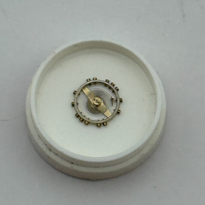 FEF 6600 Balance Wheel Complete And Spring  1181 M Watch Movement Parts NOS