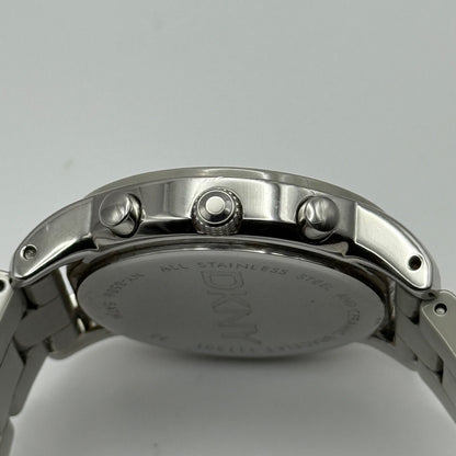 DKNY Ceramic Chronograph Watch Quartz Date Dial 38mm NY-8506 Bracelet Unisex