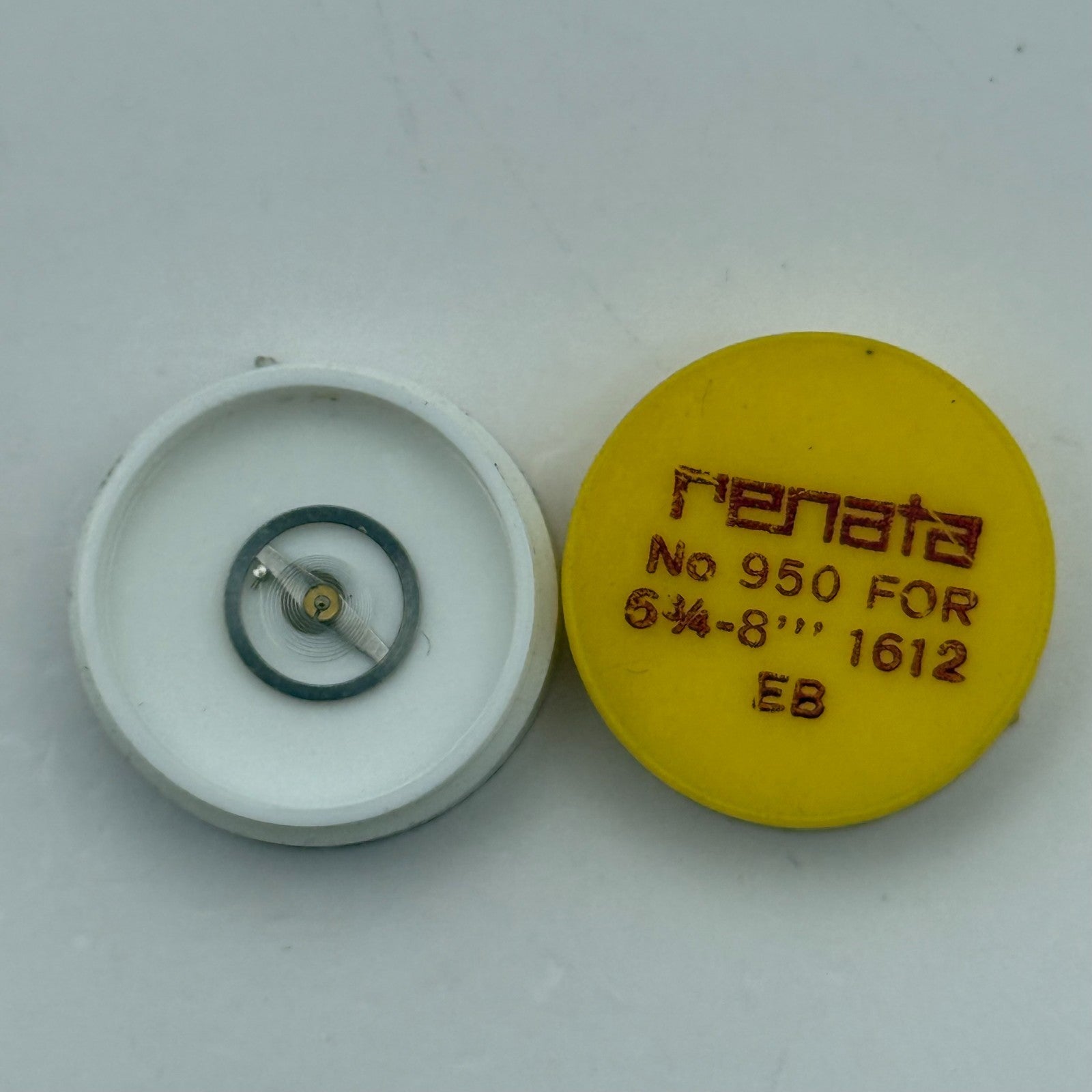 EB 1612 Balance Wheel Complete And Spring 6¾–8’’’ 950 Watch Movement Parts NOS