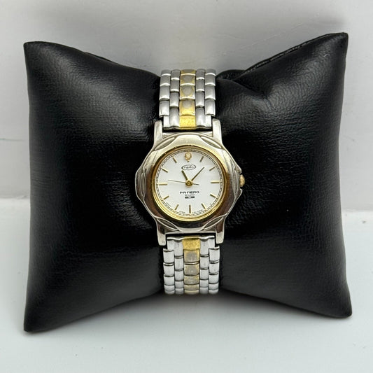 26mm Working Ladies Nero Pa-Nero Milano 2 Tone Quartz Watch 5.25 Inches