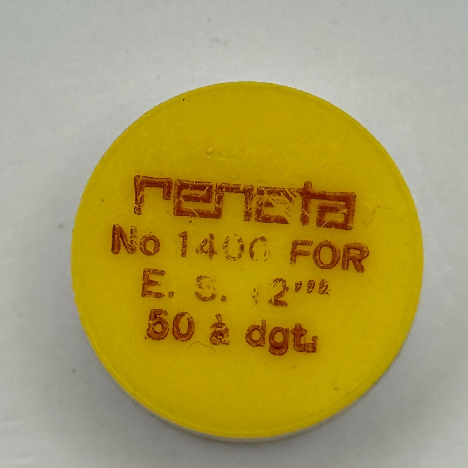 ES 50 Balance Complete 12’’’ a dgt. Renata 1400 Watch Movement Parts Vintage